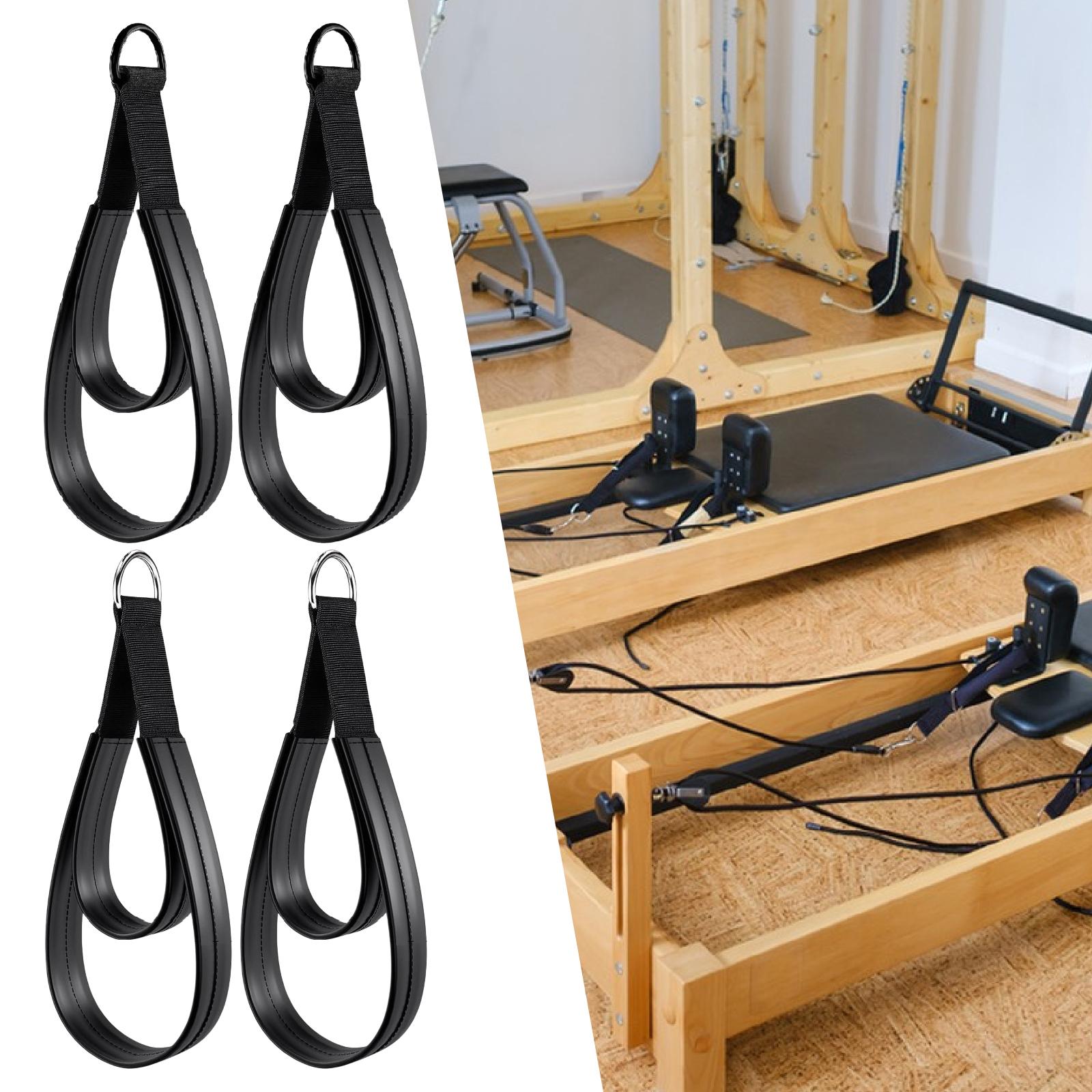Pilates Yoga Ring Exercises - 2x Tali Pegangan Cincin D Multifungsi