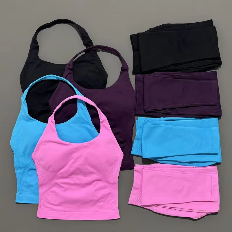 Pilates Yoga Kit - 2 Set Pakaian Olahraga Wanita Yoga