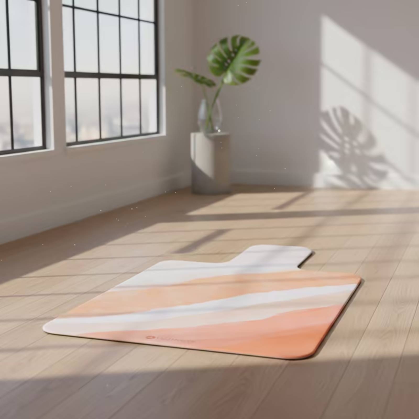 Pilates & Yoga Knokke - Matras Olahraga Suede Pilates Anti Selip
