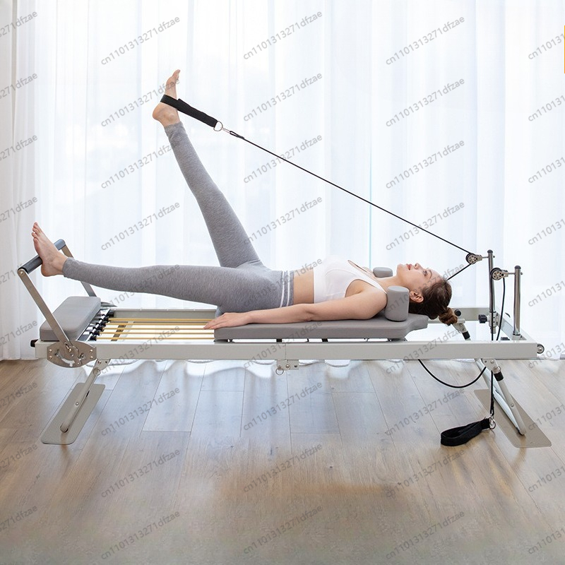 Pilates Yoga For Weight Loss - Peralatan Pilates Reformer Lipat Besar, Tempat