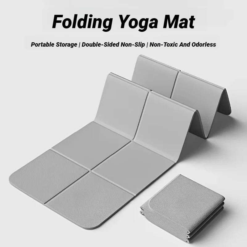 Pilates Yoga Mat Workout - Matras Yoga Lipat Ramah Lingkungan TPE,
