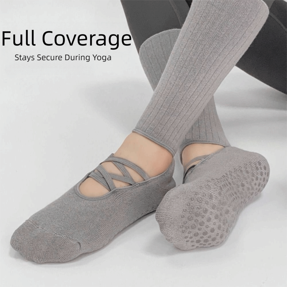 Youtube Yoga Pilates - Kaos Kaki Pilates Bahan Bernapas, Anti