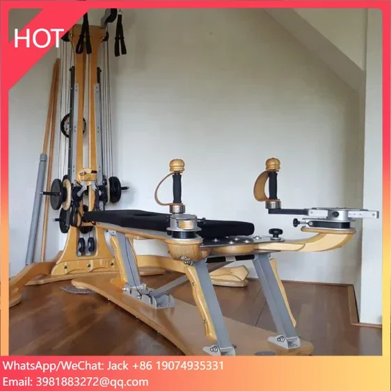 Pilates Yoga Combined - Unit Kombinasi Reformer Pilates Kayu dengan