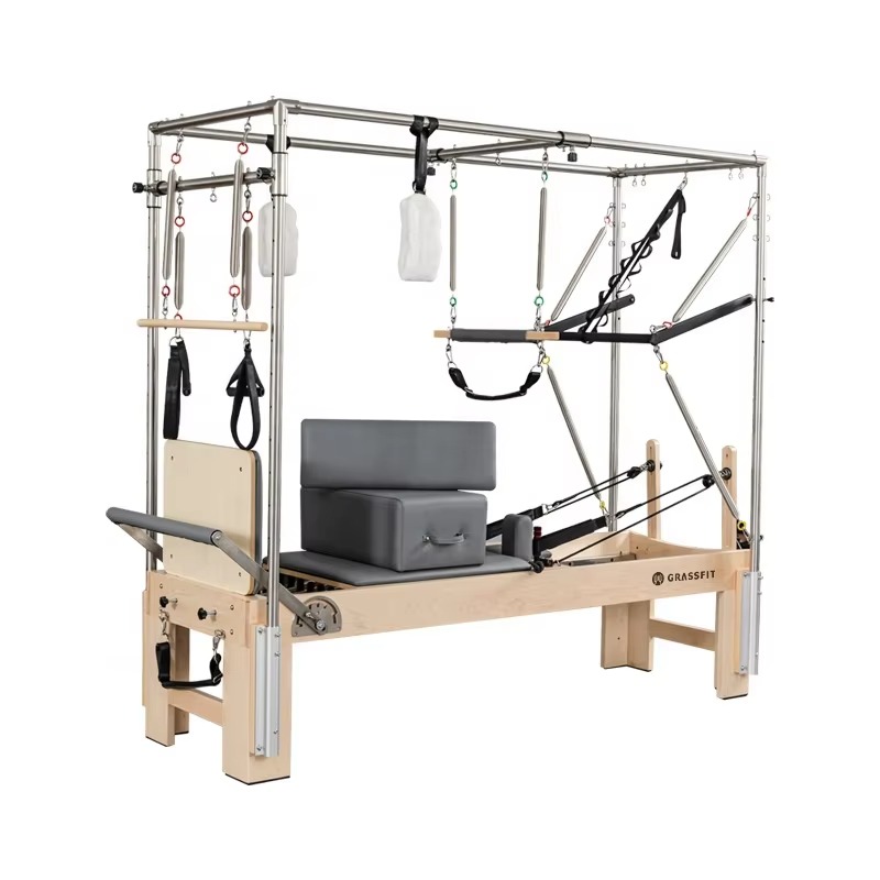 Pilates Yoga Combined - Alat Pilates Reformer Kayu Pabrik, Kombinasi