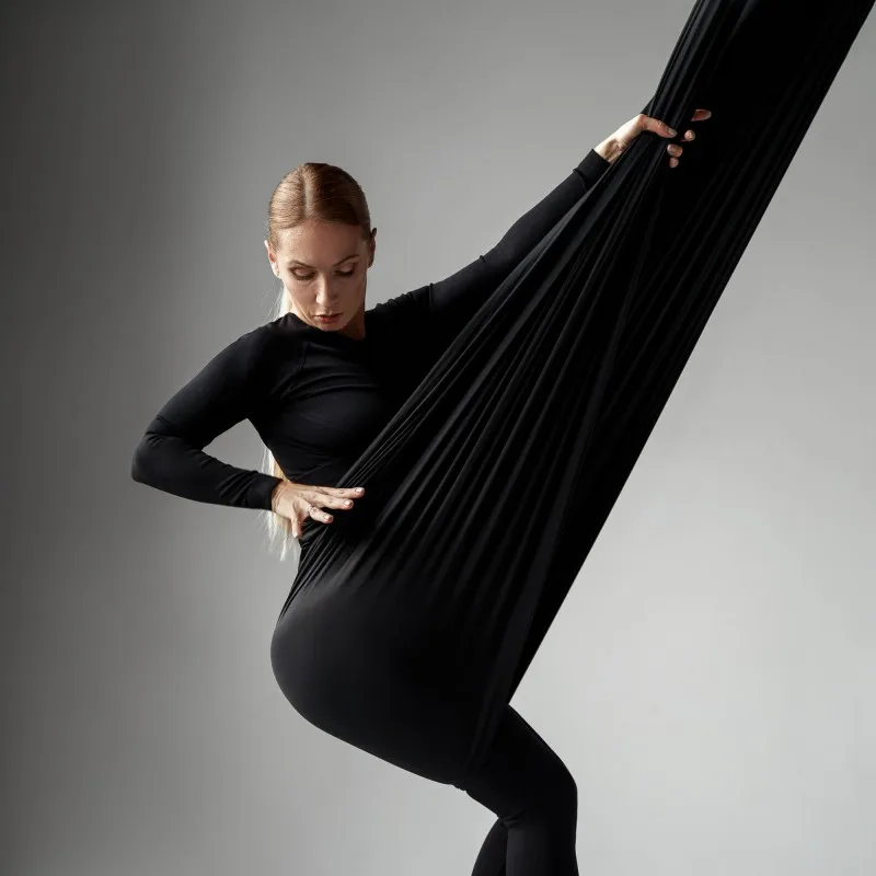 Pilates Yoga Aerial - Tempat tidur gantung Yoga kain melar