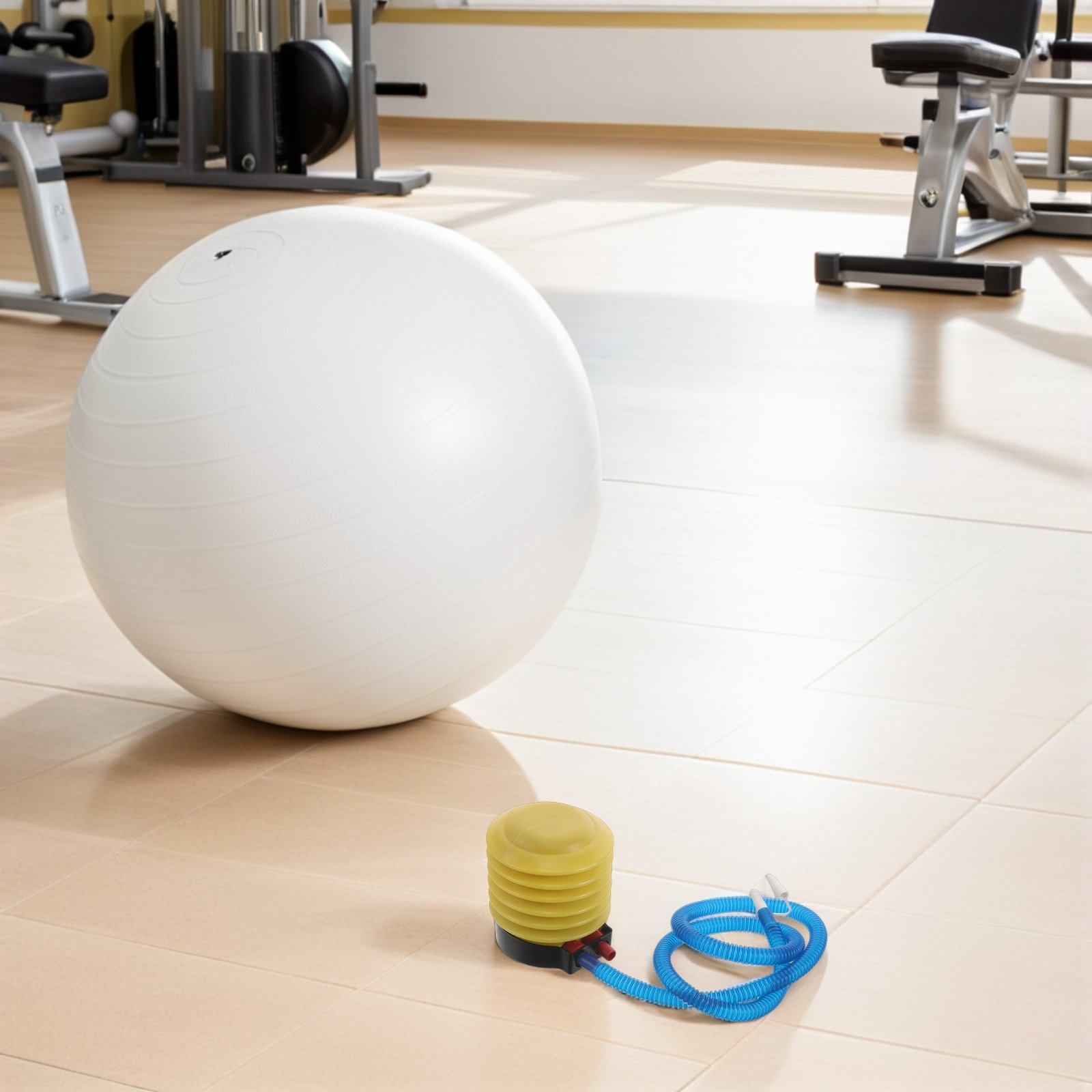 1Set Pompa Bola Yoga Manual, I - Pilates With Yoga ulasan dan harga