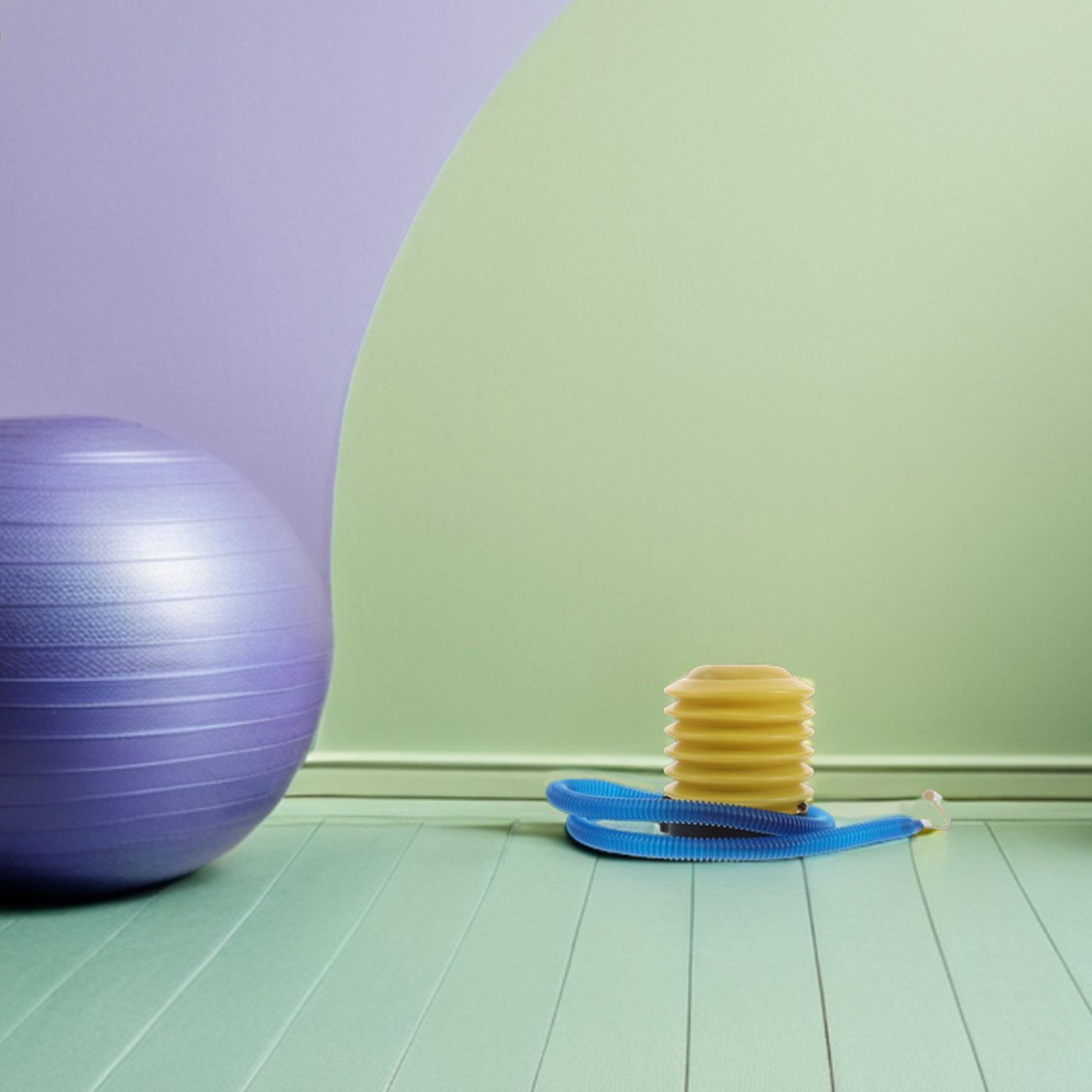 1Set Pompa Bola Yoga Manual, I - Pilates With Yoga ulasan dan harga