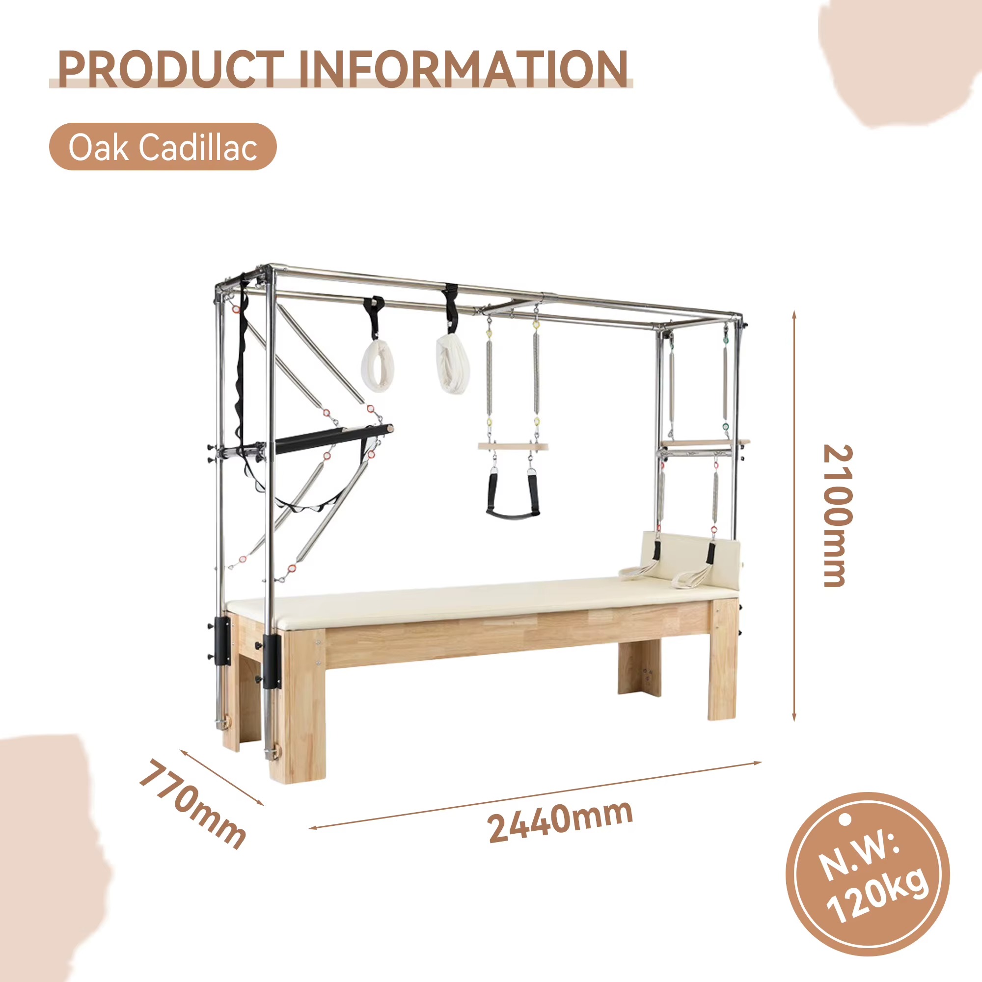 Peralatan Reformer Pilates Kay - Home Pilates Yoga ulasan dan harga