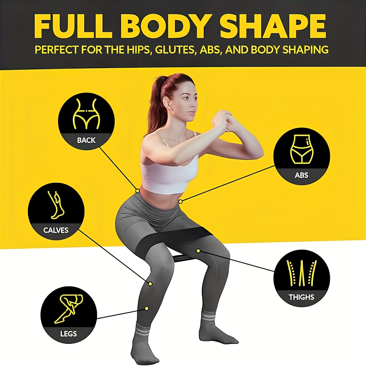 3PCS Set Tali Resistensi, Tali - Pilates Yoga Kit ulasan dan harga