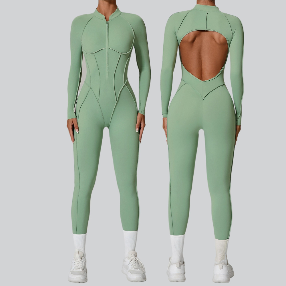 Jumpsuit Wanita Tanpa Jahitan  - Pilates Yoga Kit ulasan dan harga
