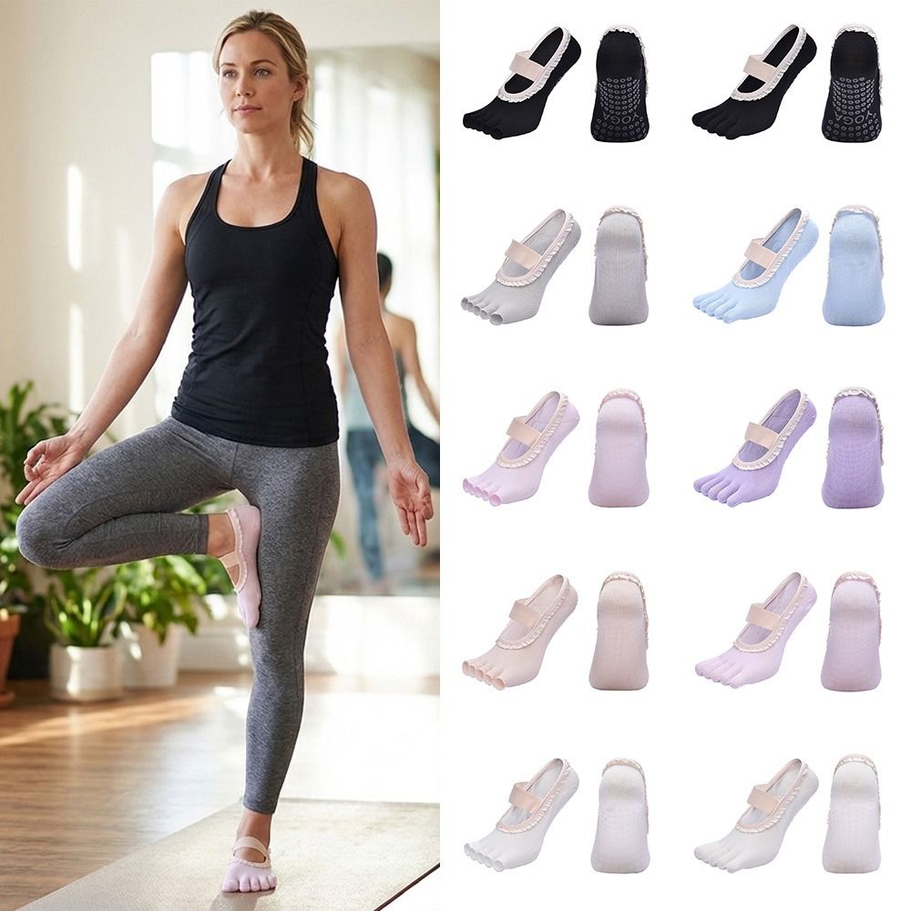 Kaus Kaki Yoga Anti Selip Krea - Pilates Yoga Classes ulasan dan harga