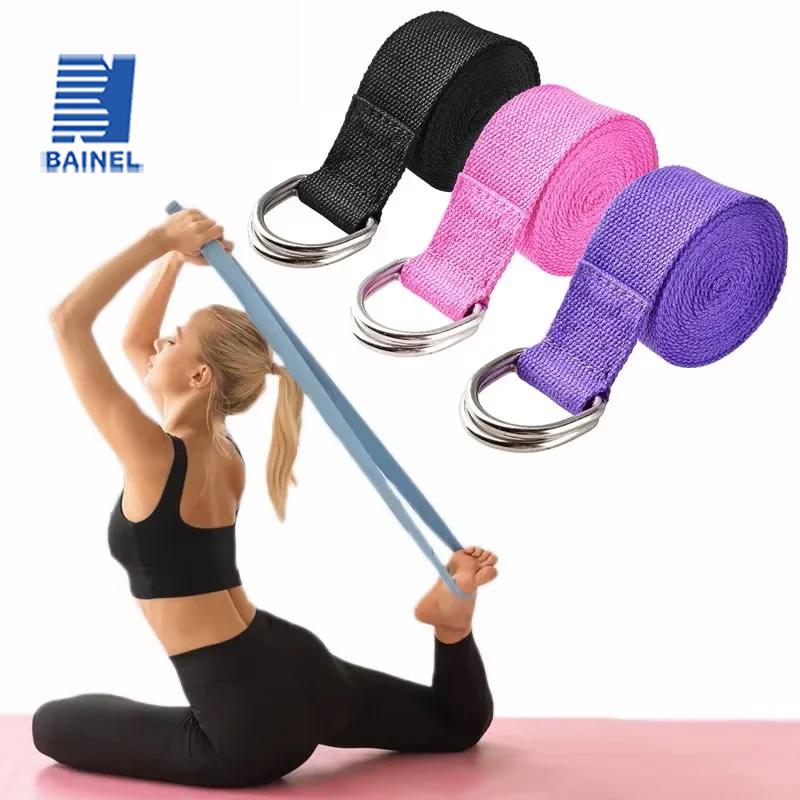 183*3.8Cm Tali Yoga Katun Lati - Pilates Yoga Ring Exercises ulasan dan harga