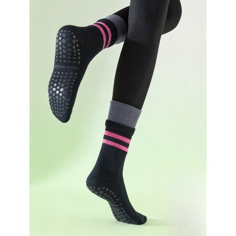 1 Buah Kaus Kaki Yoga Anti Sel - Pilates Yoga And Gym ulasan dan harga