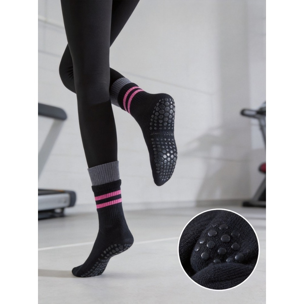 1 Buah Kaus Kaki Yoga Anti Sel - Pilates Yoga And Gym ulasan dan harga