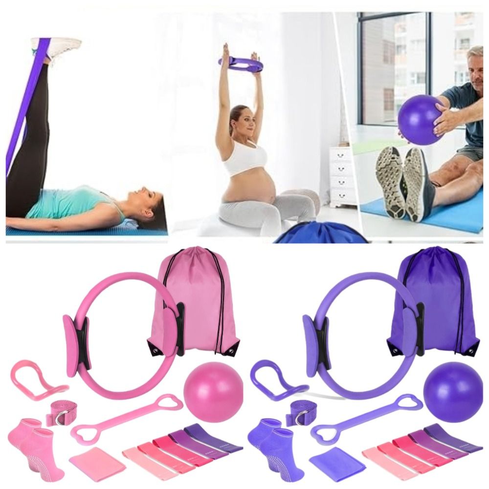 13Pcs/Set Set Bola Pilates Por - Pilates Yoga For Weight Loss ulasan dan harga