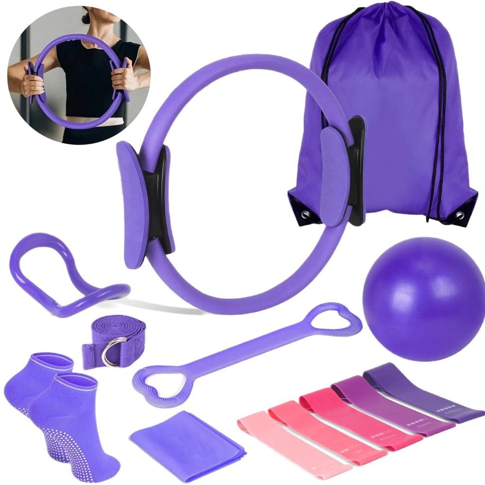 13Pcs/Set Set Bola Pilates Por - Pilates Yoga For Weight Loss ulasan dan harga