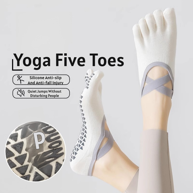 Kaus kaki yoga tipis lima jari - Pilates With Yoga ulasan dan harga
