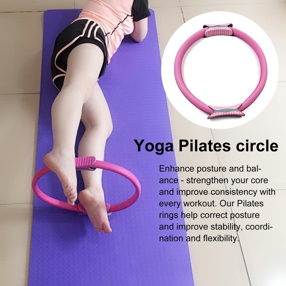Cincin Pilates Elastis Peganga - Pilates Yoga Ring Exercises ulasan dan harga