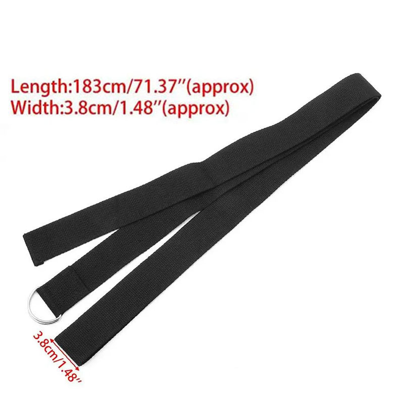 Tali Yoga latihan katun 183*3. - Pilates Yoga Ring Exercises ulasan dan harga