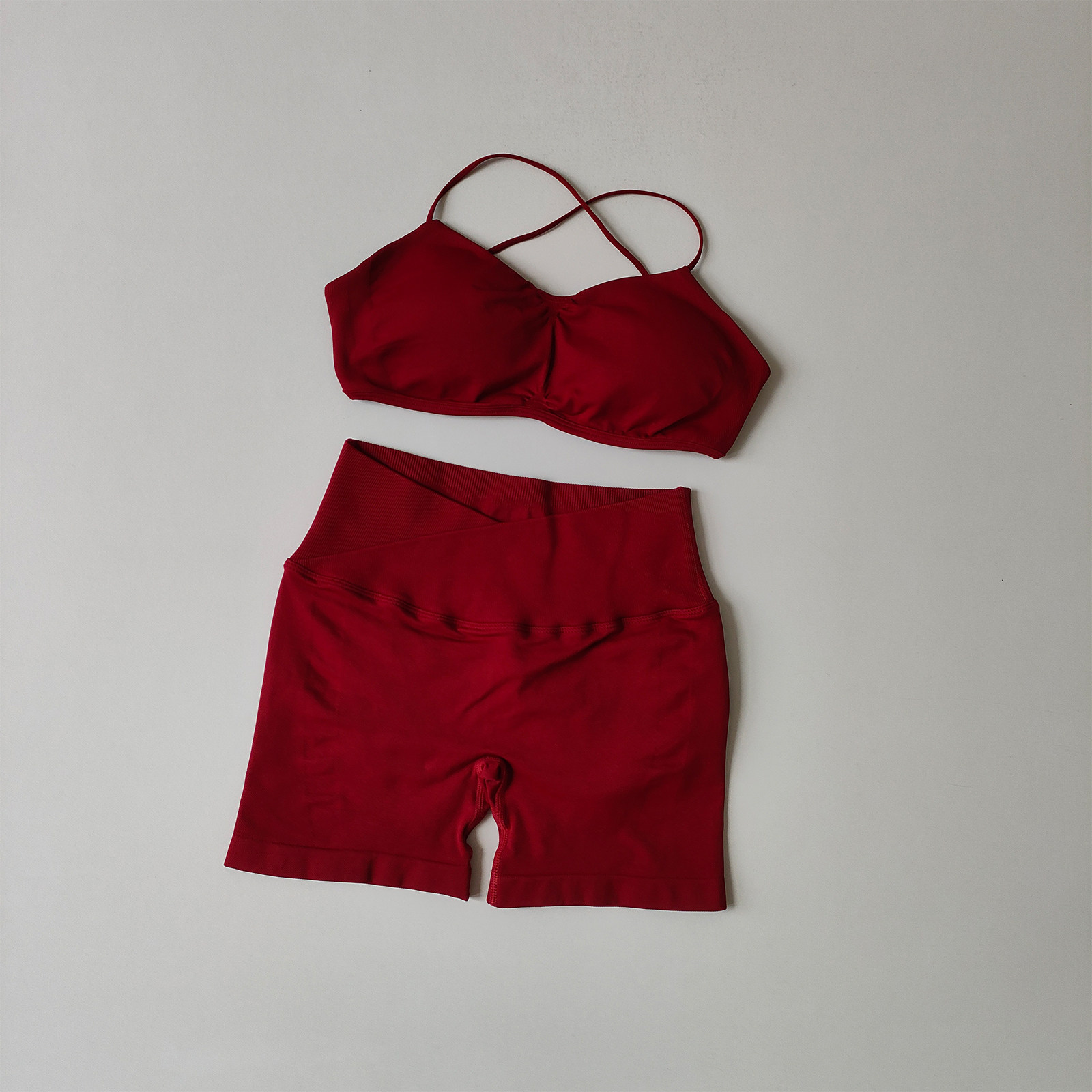 Set Yoga Seamless Elastis Ting - Pilates Yoga Kit ulasan dan harga