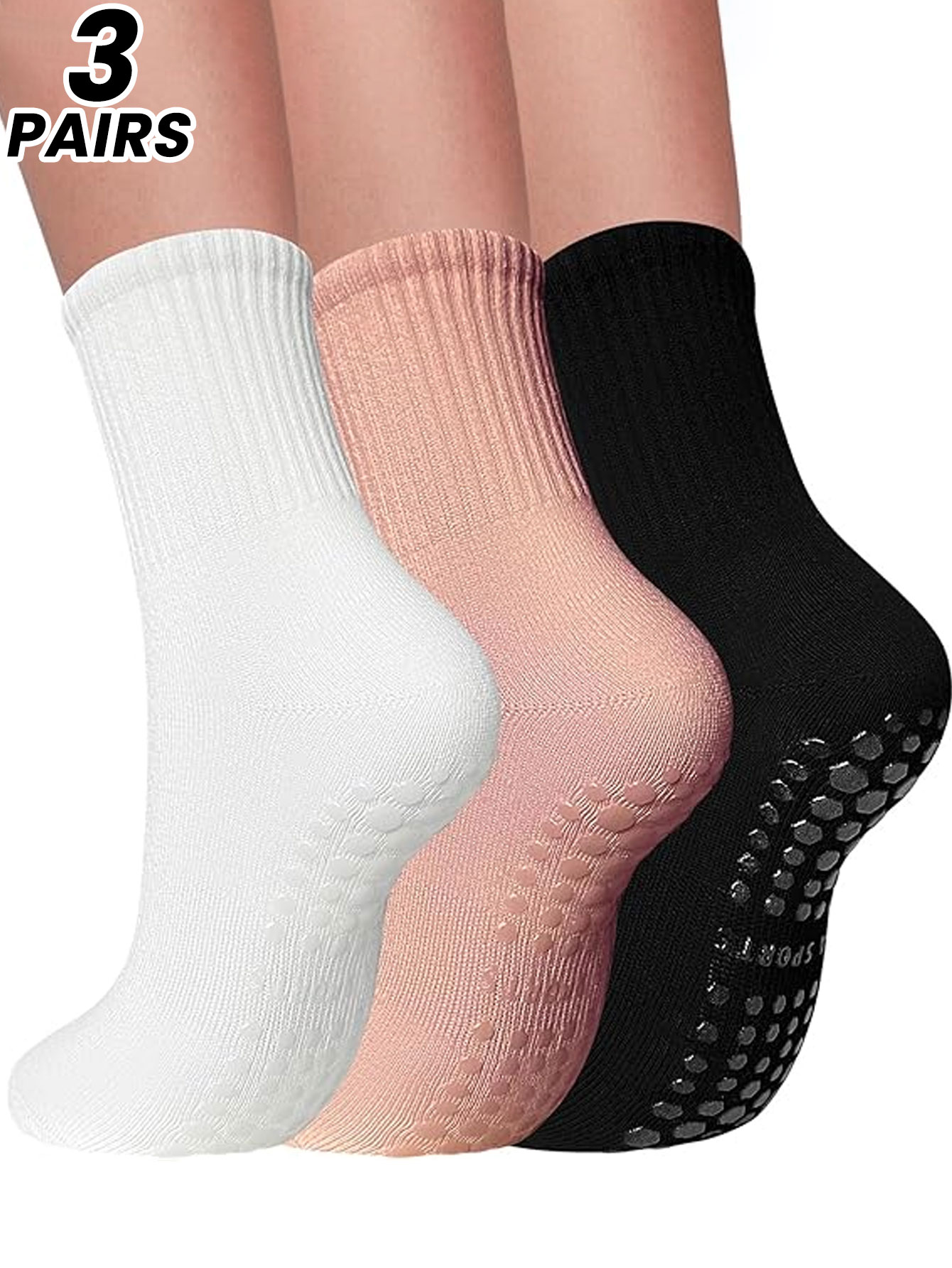 3 pasang kaus kaki yoga profes - Pilates Yoga Fitness ulasan dan harga