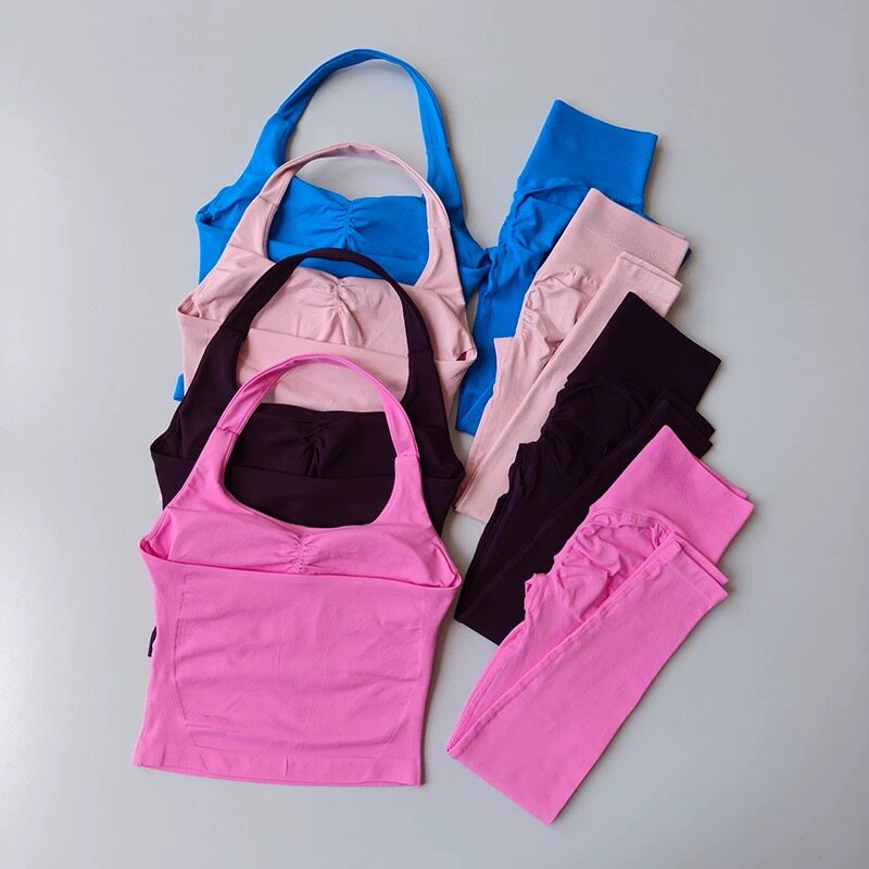 Set Pakaian Olahraga Yoga Fitn - Pilates Yoga Kit ulasan dan harga
