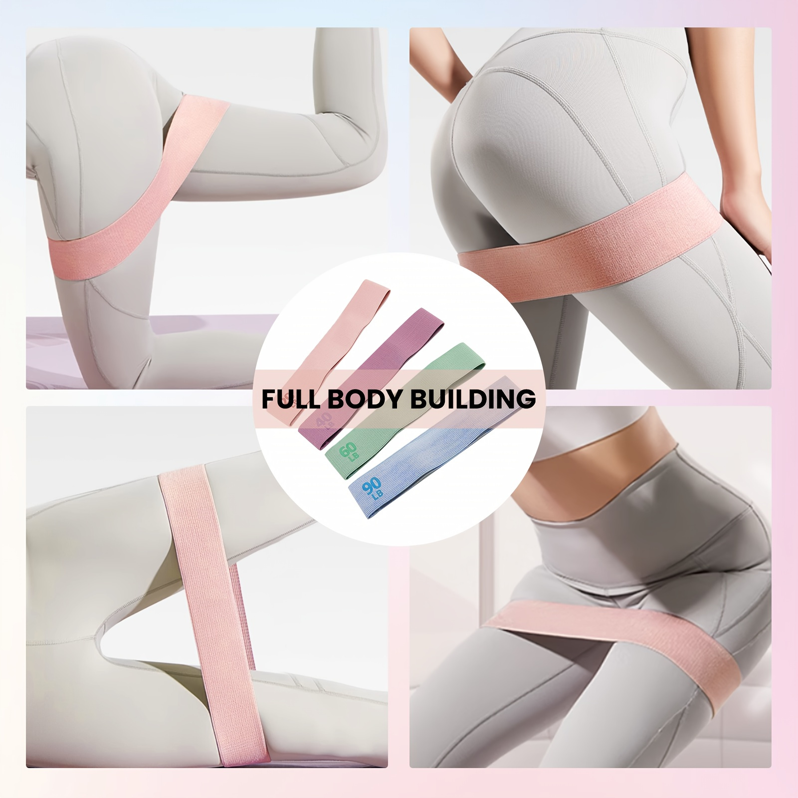 4PCS Kombinasi Resistance Band - Pilates Yoga Combined ulasan dan harga