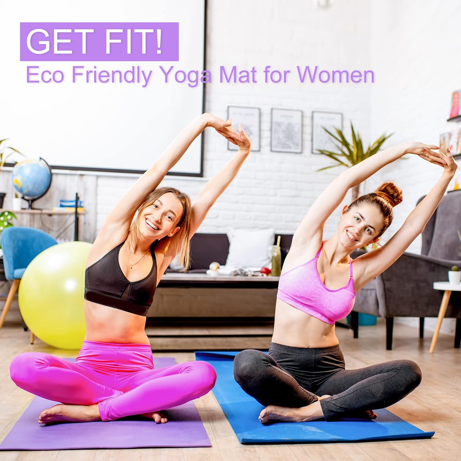 Matras Yoga Tipis 3 mm, Matras - Pilates Yoga Classes ulasan dan harga