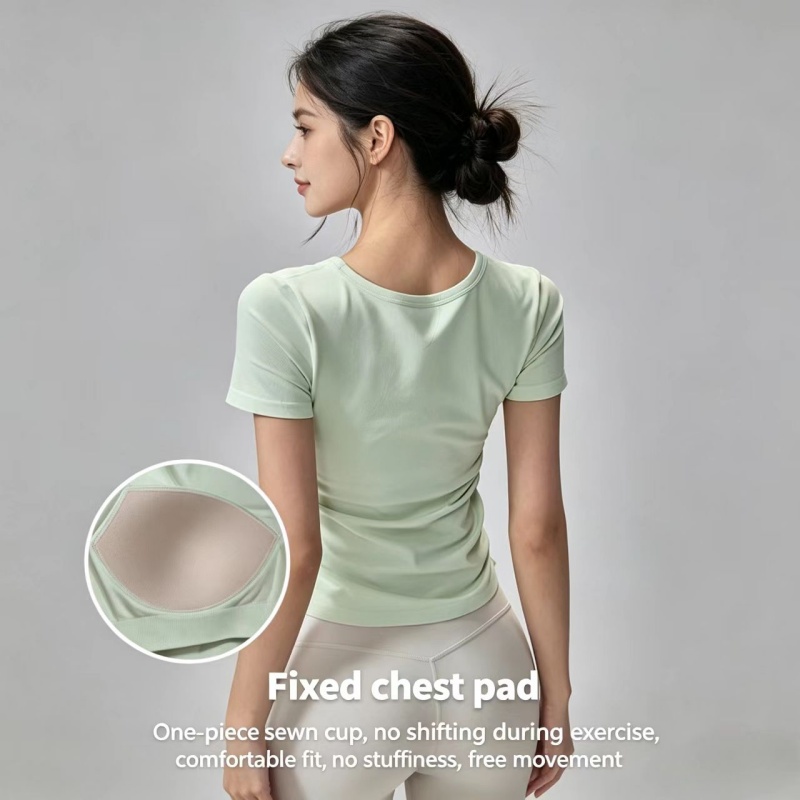 Kaos Olahraga Wanita Lengan Pe - Pilates Yoga And Gym ulasan dan harga