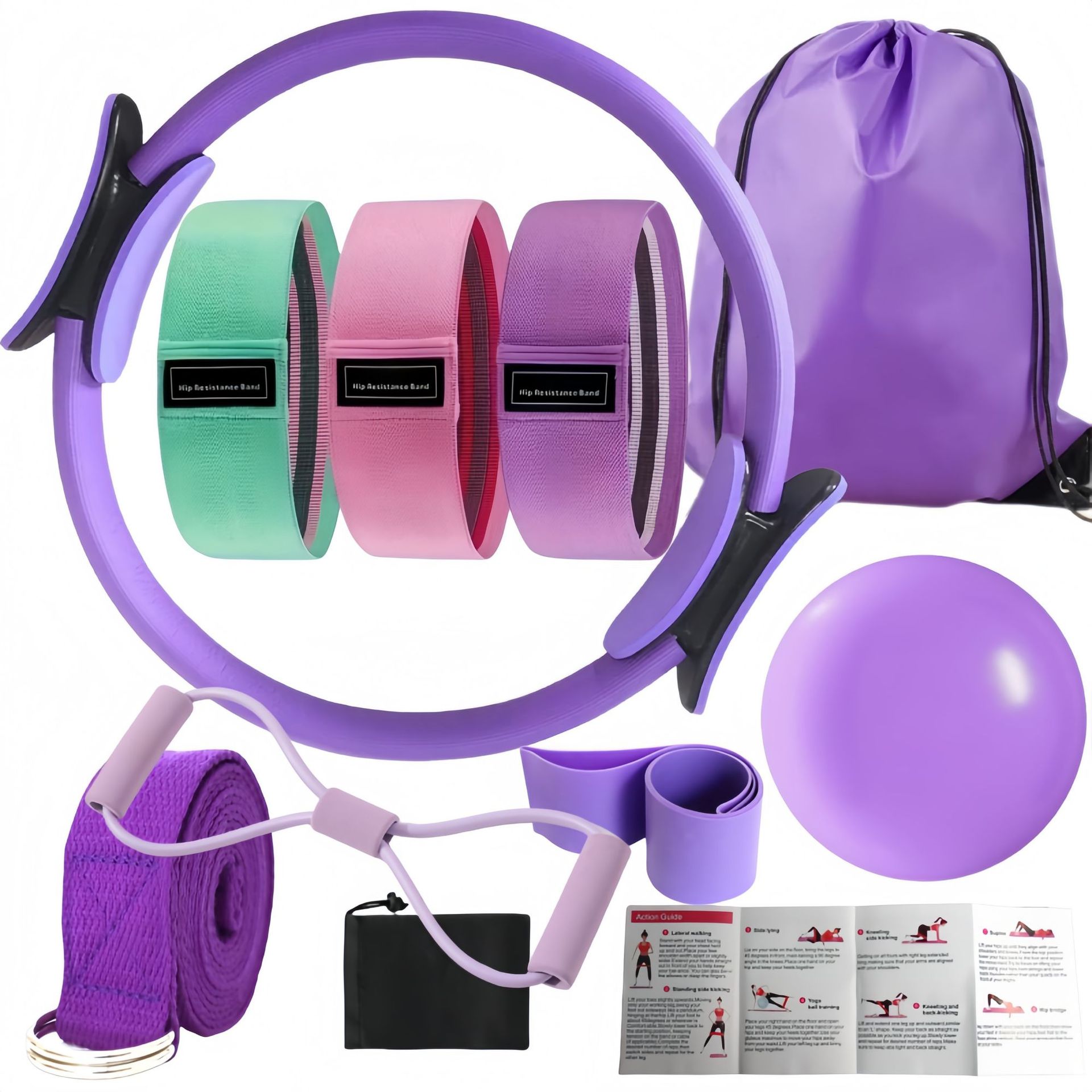 Set Kombinasi Yoga Pilates 10- - Pilates Yoga Combined ulasan dan harga
