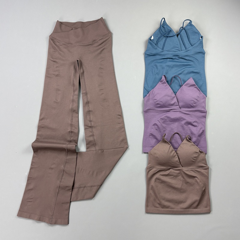 2Pcs Set Yoga Wanita Tanpa Jah - Pilates Yoga Kit ulasan dan harga