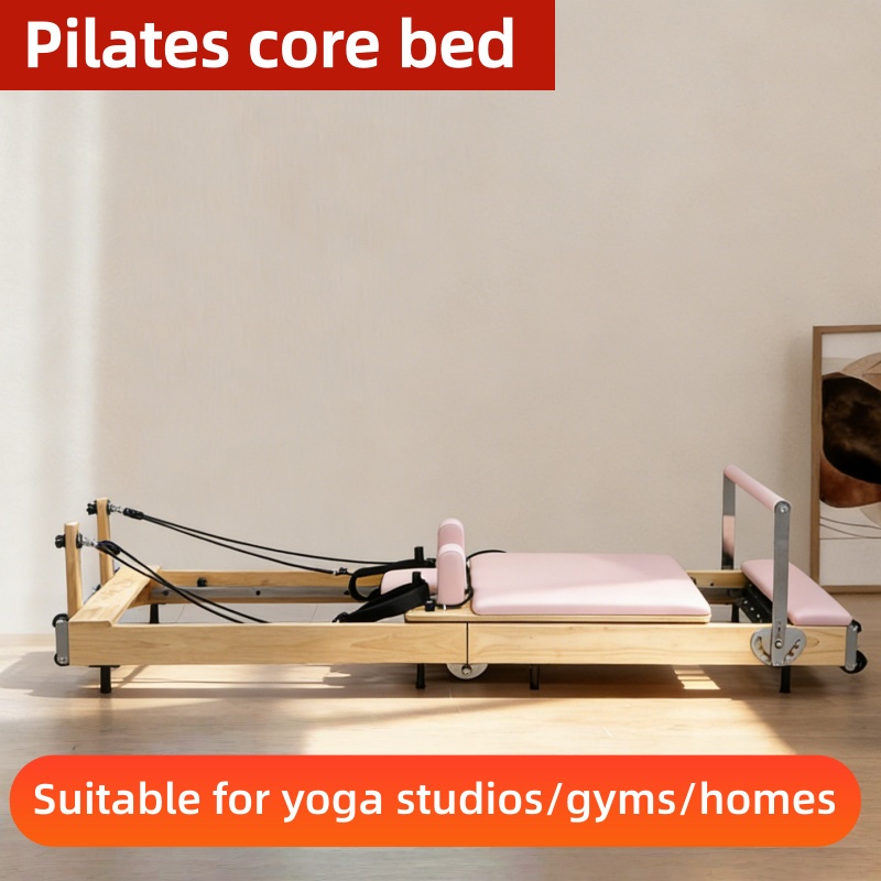 Pilates Core Bed Lipat Kayu Ka - Home Pilates Yoga ulasan dan harga
