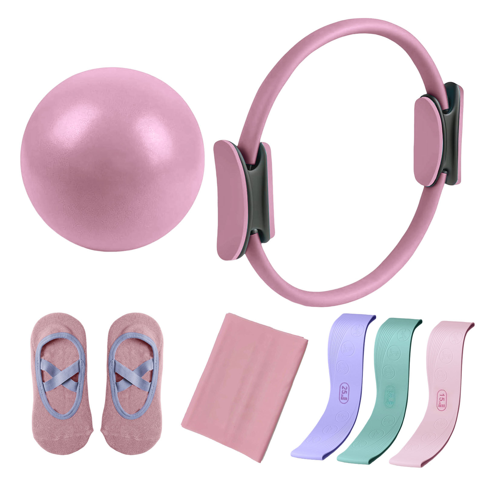 Pilates Circle Resistance Band - Pilates Yoga Combined ulasan dan harga